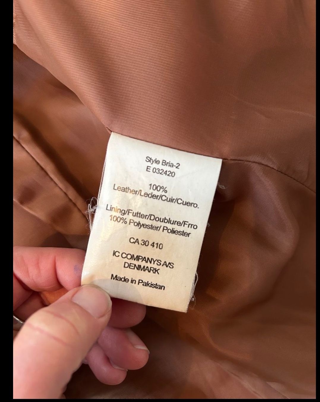 Jacken: Part Two Vintage Lederblazer, hellbraun, Gr. 34 – Gebraucht aus Wangen b. Olten von esma010 2