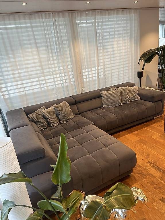 Divani: Wohnlandschaft / Sofa Samt Anthrazit  – Usato da Ulisbach venduto da lup_gx7r 1
