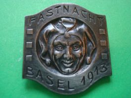 Fasnachtsplakette Silber 1913