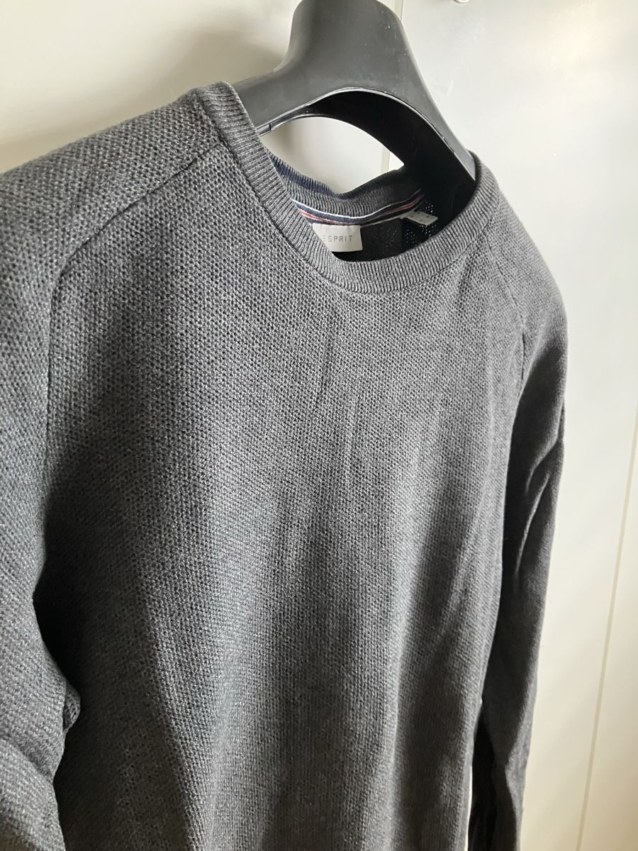 Esprit Pullover & Sweatshirts: Herren Pullover Esprit grau Struktur Grösse M gebraucht – Neu (gemäss Beschreibung) aus Winterthur von Streisel 2