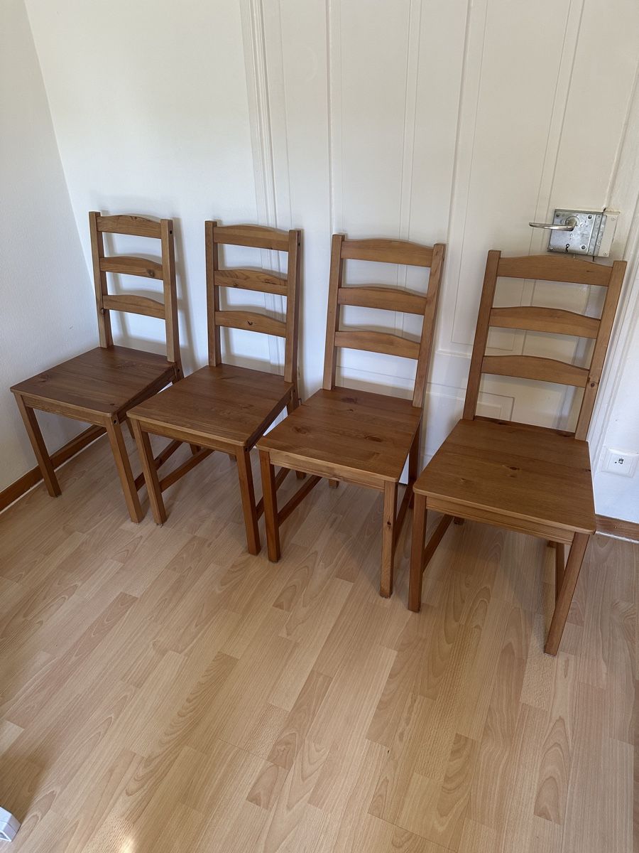 Ikea Chaises: 4 Holzstühle Jokkmokk – D'occasion à Zürich par senoy