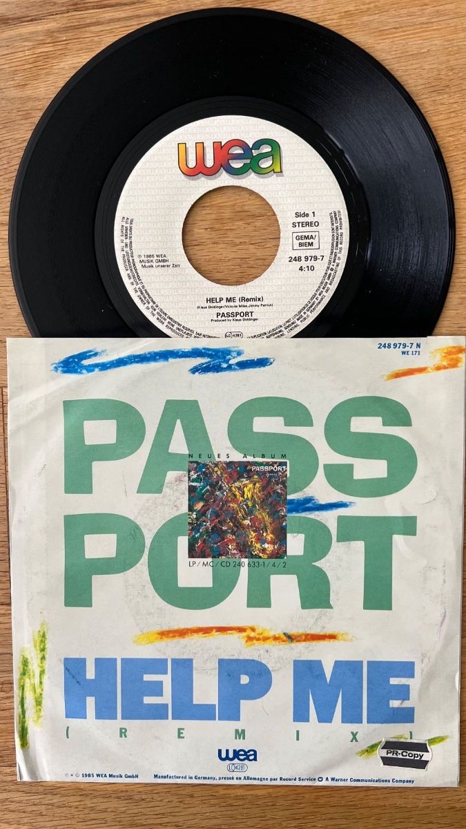 Dischi in vinile: Passport - Help Me / 1. D-Press. 1985 – Usato da Gais venduto da soundcave57