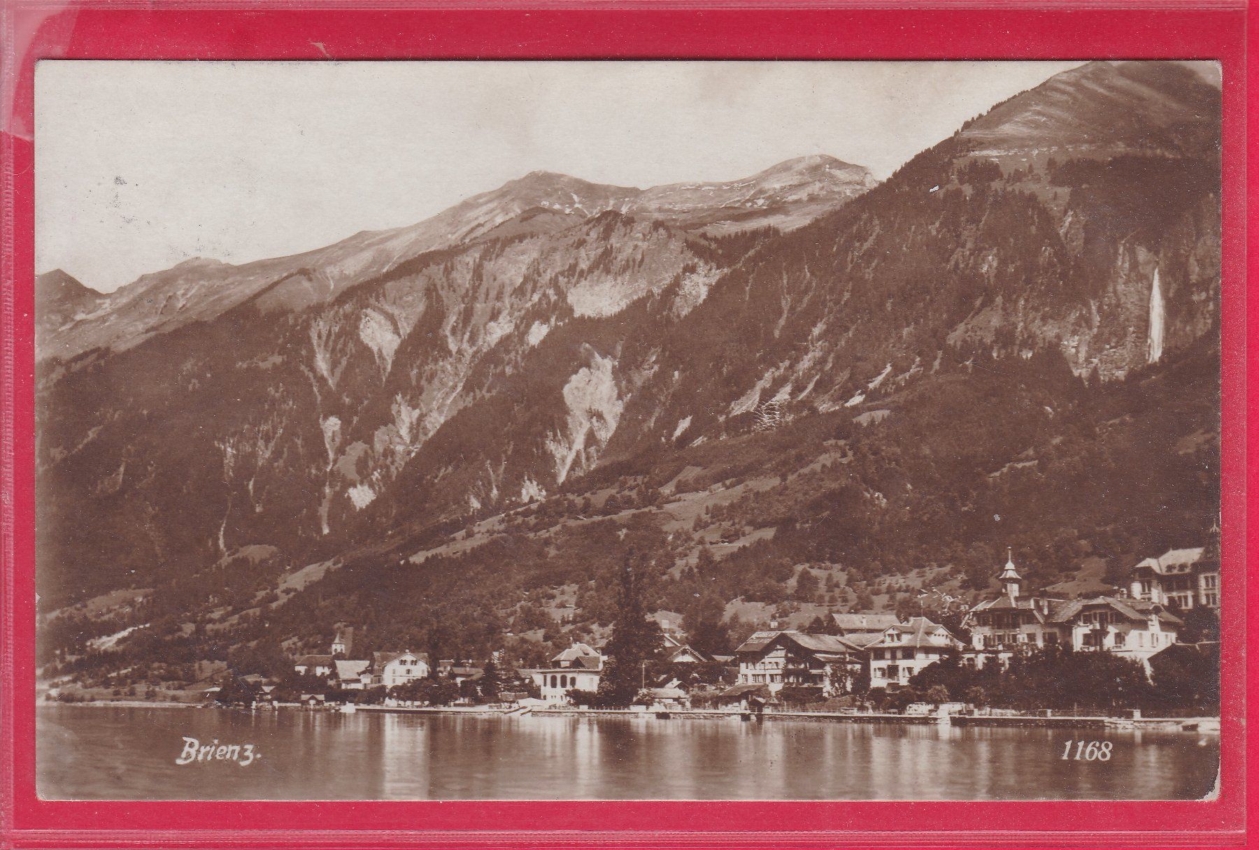 Cartoline postali: BRIENZ (BE), 17.6.1925 – Usato da Oberrieden venduto da Gebirgsstelze