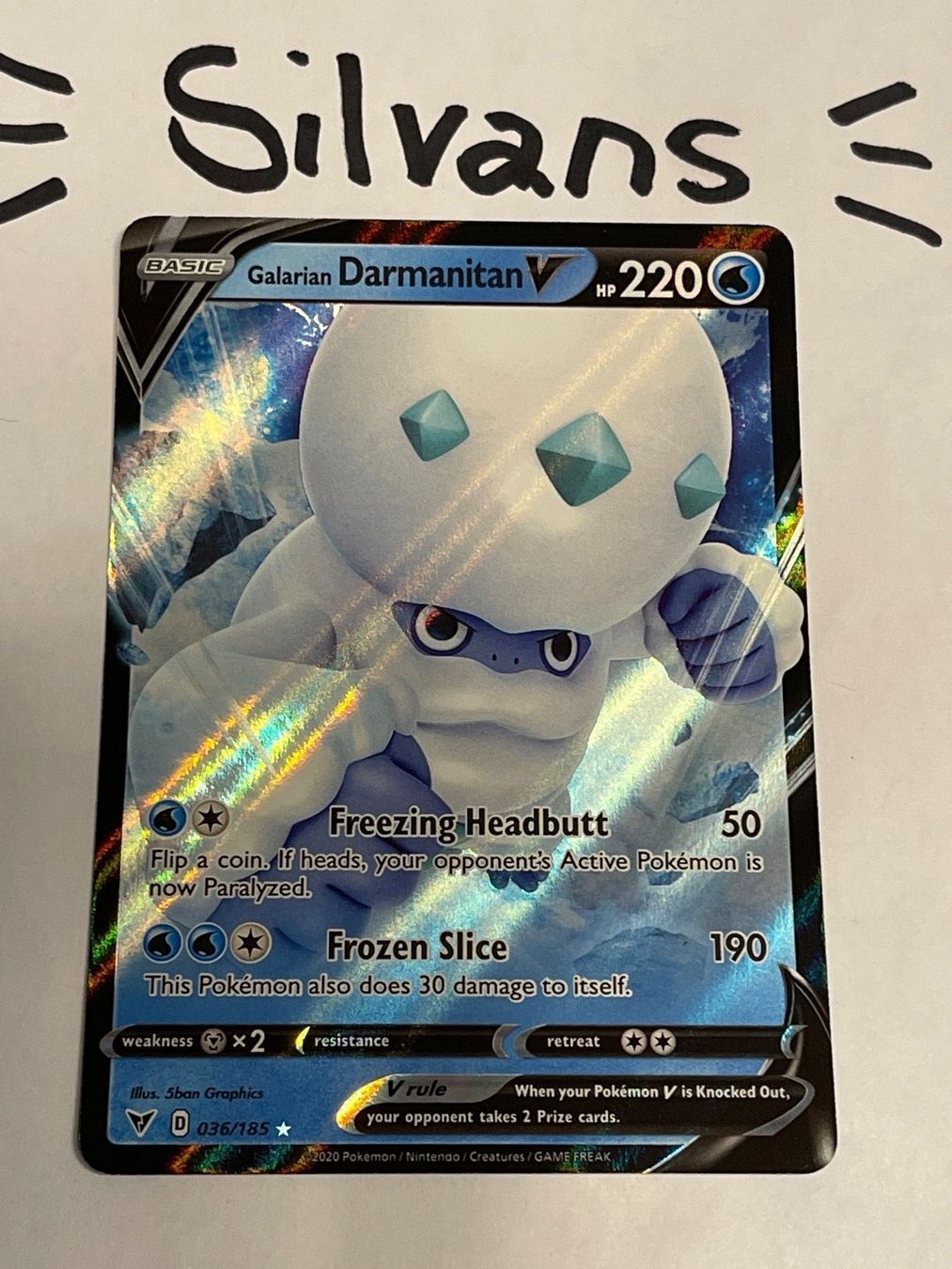 Pokémon Cartes à collectionner: Darmanitan V 036/185 Vivid Voltage Farbenschock Englisch – Neuf (Voir description) à Wil SG par Silvans