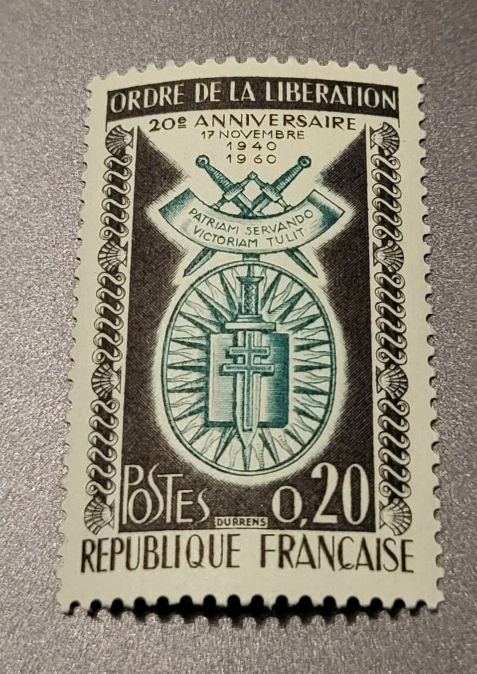 Tutti i francobolli: Frankreich 1960 briefmarke – Usato da St Gallen venduto da Stampsalshobby