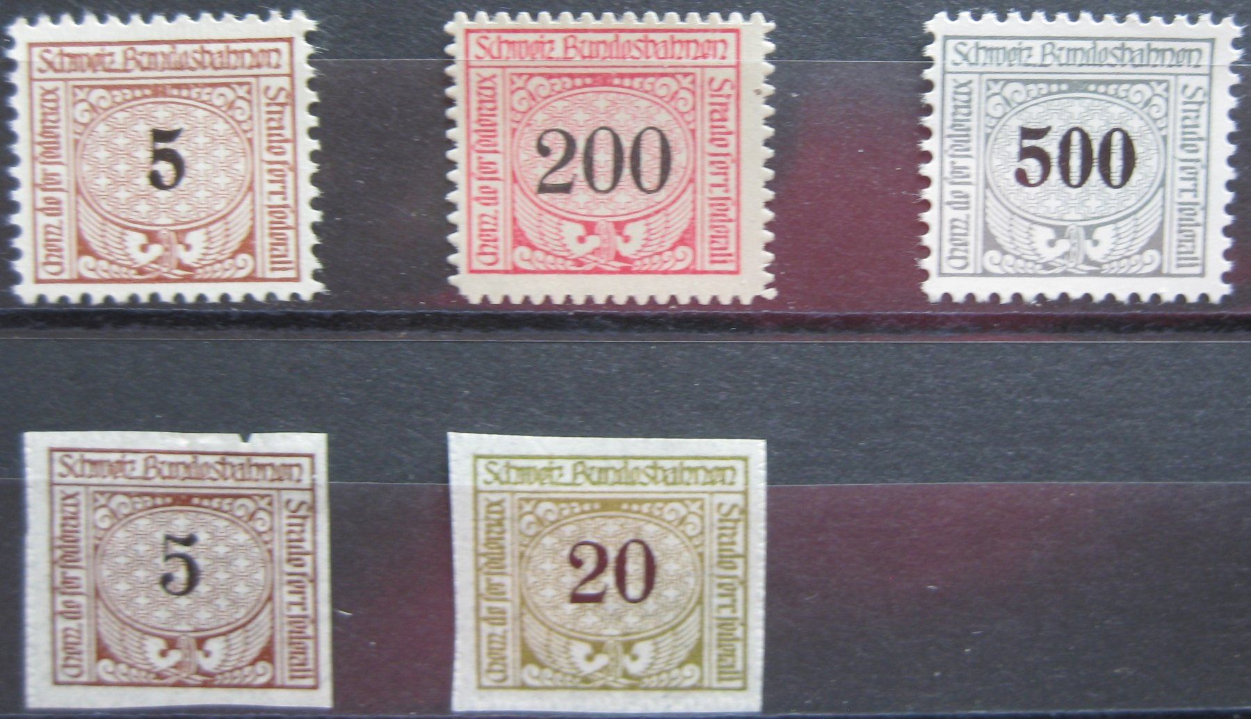 Tous les timbres: Eisenbahnmarken postfrisch – Neuf (Voir description) à Frauenfeld par Interessent1