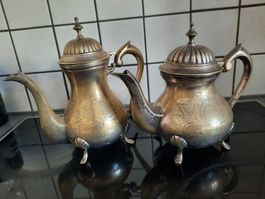 CAFERTIÈRE ET THÉIÈRE, anciennes
