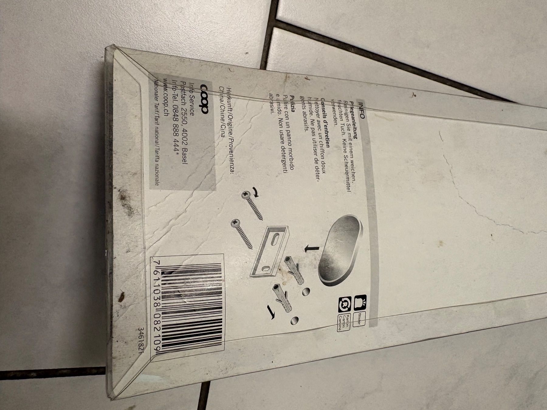 Handtuchhalter: Badetuchstange Messing verchromt – Neu und originalverpackt aus Basel von tif_m2h6 3