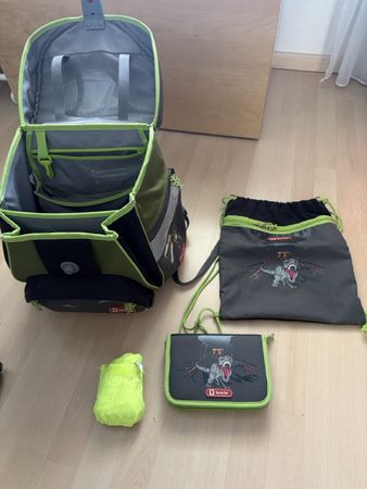 Schulranzen Set Step by Step Dinosaurier🦖Top Zustand!