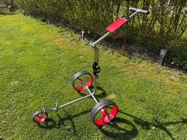 JuCad Ghost Titan manuell mit Teleskop Golfschirm Silber