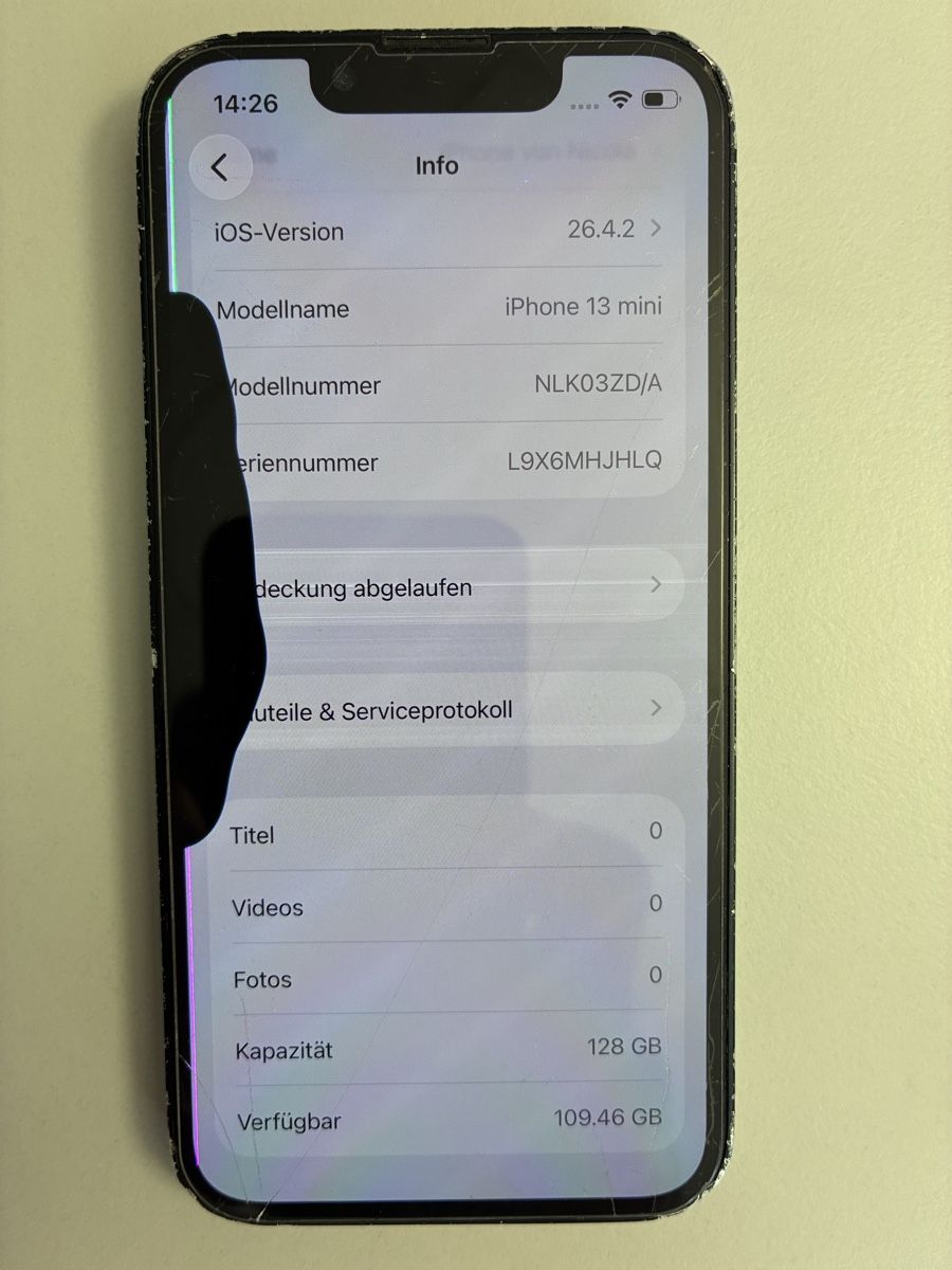 Apple Telefoni cellulari / Smartphones: iPhone 13 mini 128GB defekt – Difettoso da Yverdon-les-Bains venduto da Taikonauten 1
