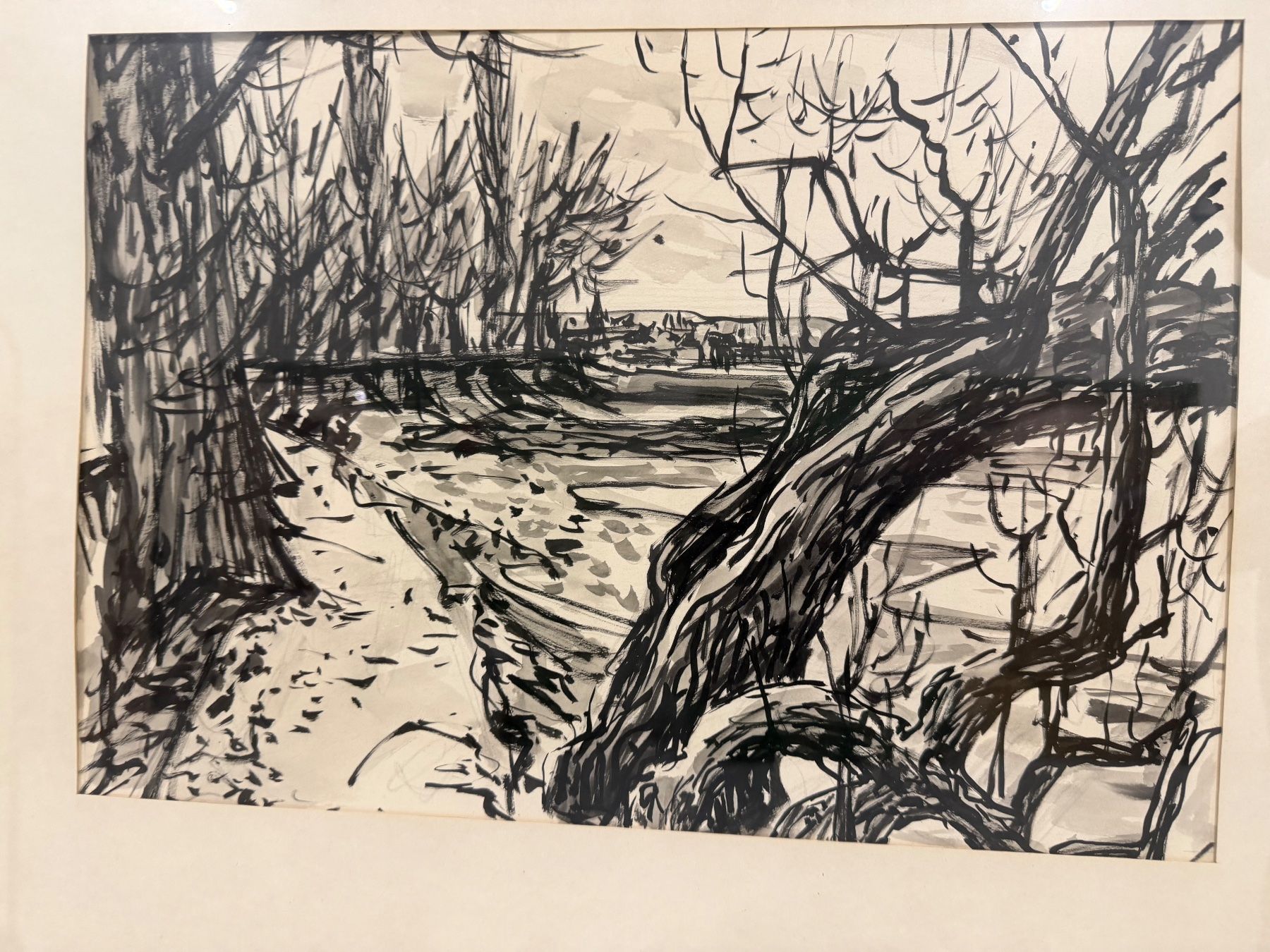 Dipinti: PAUL GROLIMUND Tintenskizze – Usato da Basel venduto da PAUL_ART 2