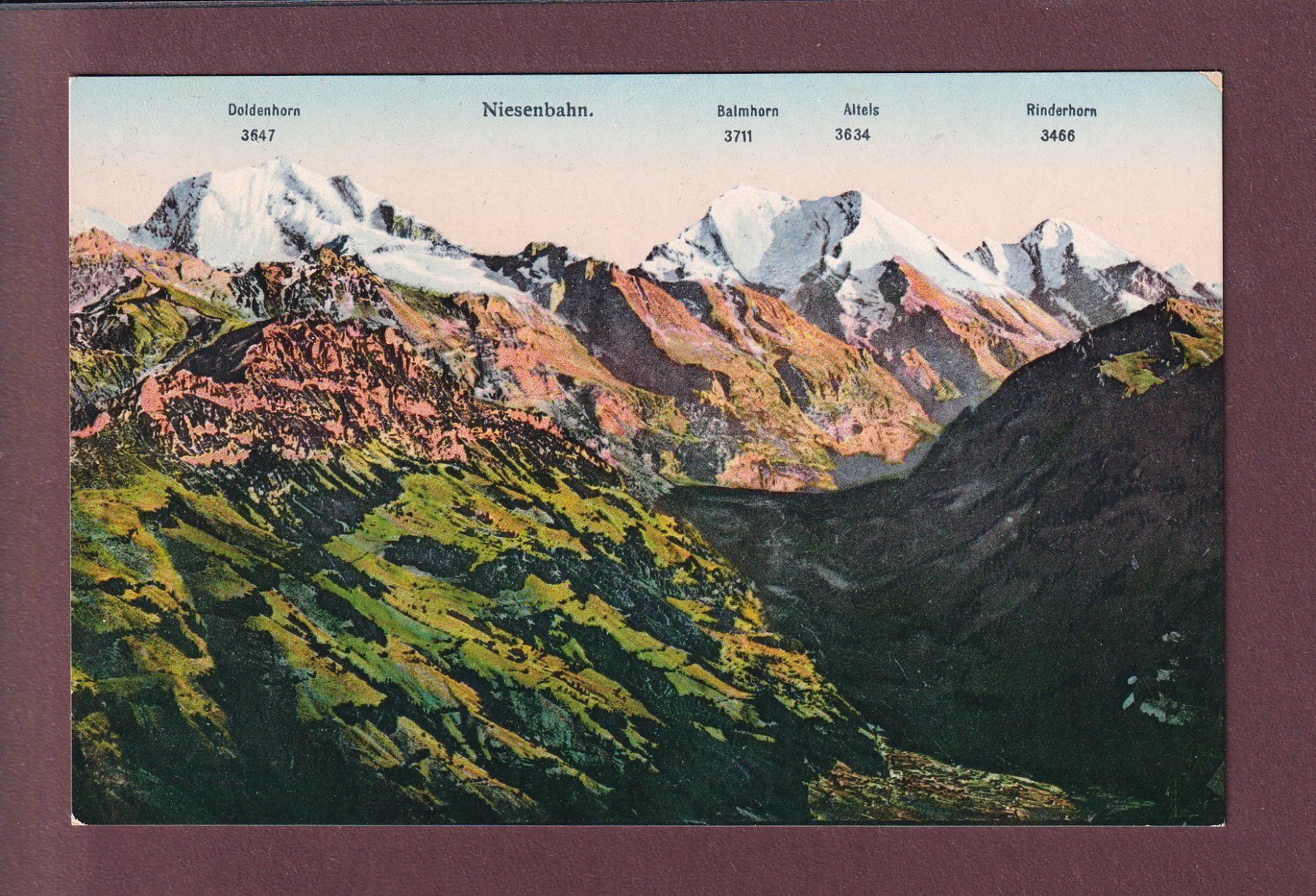Cartes postales: NIESENBAHN – D'occasion à Pully par nicecards