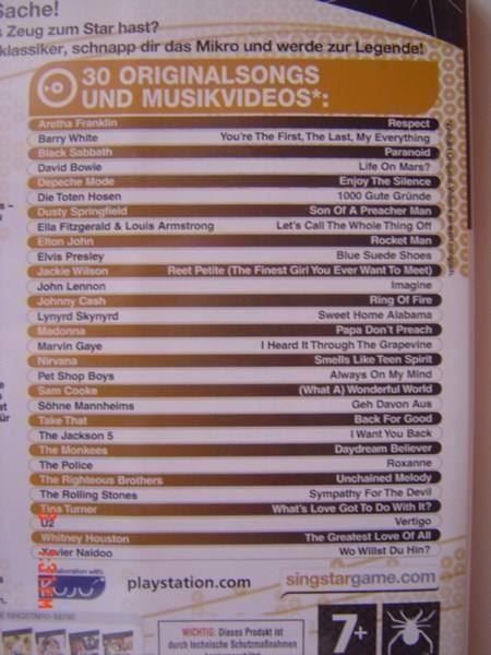 Sony Spiele: Singstar Legends - Playstation 2 - PS2 Deutsch Spiel – Gebraucht aus Pambio Noranco von Pol69 2
