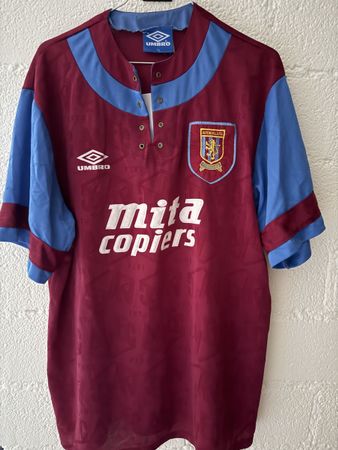 Fussballtrikot Aston Villa Umbro Gr. XL retro