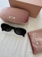 Sonnenbrille Miu Miu schwarz mit Etui neuwertig