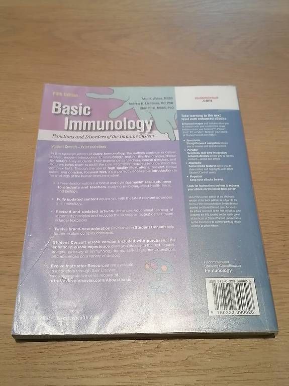Libri: Basic Immunology, Abbas et al., 5. Auflage – Usato da Koppigen venduto da san_k8ny 1