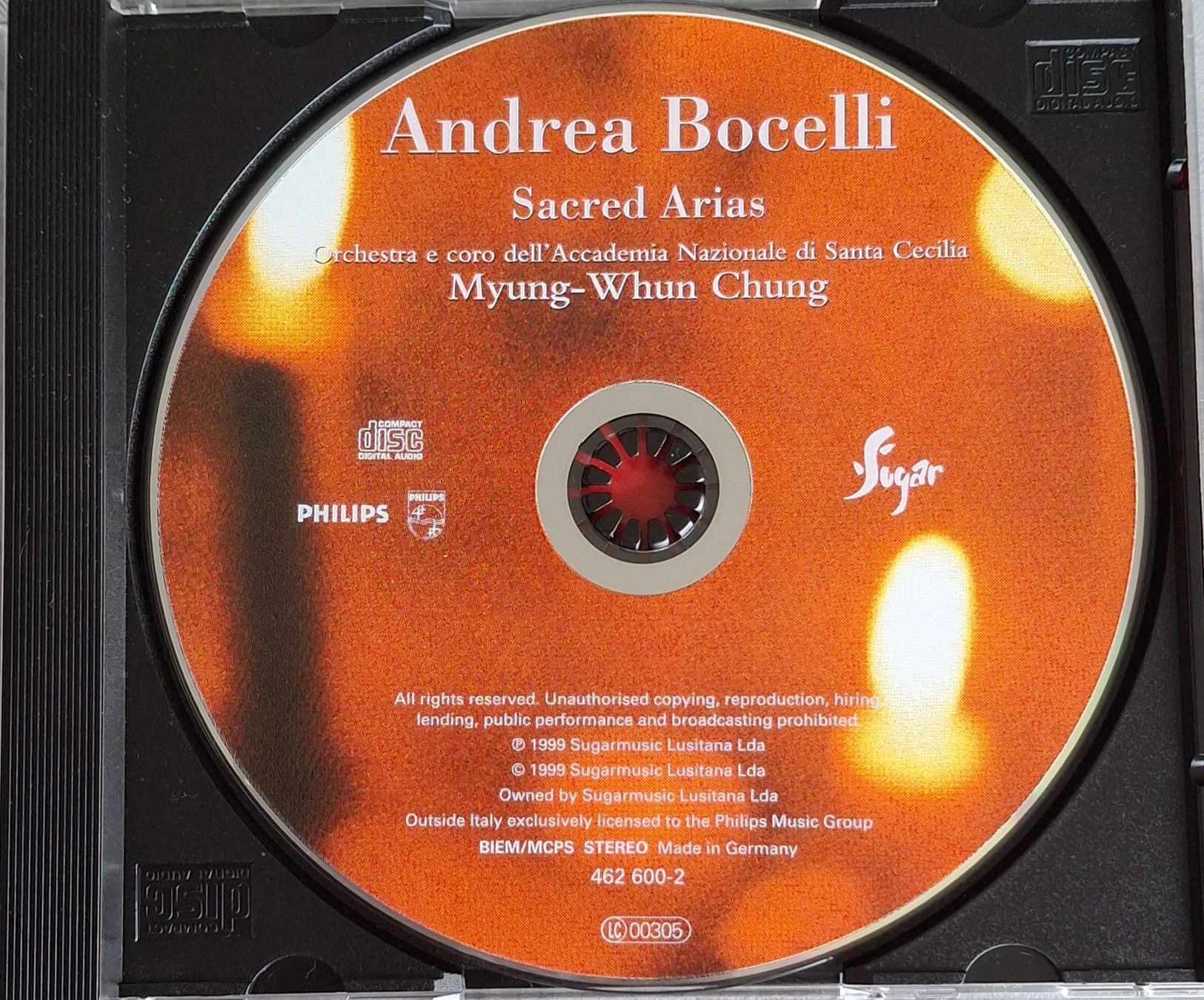 CDs: Andrea Bocelli - Sacred Arias – Gebraucht aus Reinach BL von Chela04 2