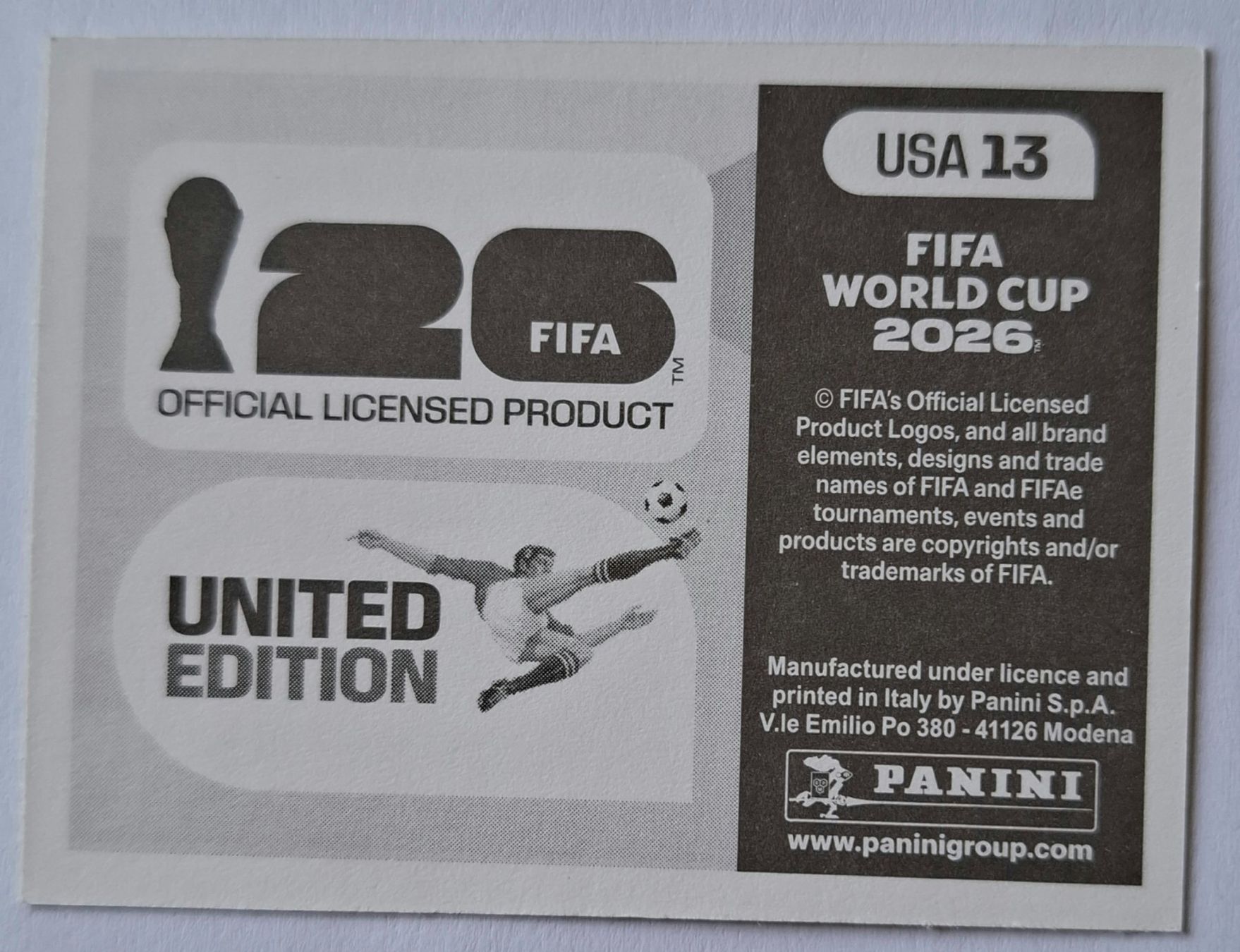 Panini Carte collezionabili: WM 2026 Paninibild Nr. USA13.. – Nuovo (secondo la descrizione) da Rotkreuz venduto da keerthdi 1