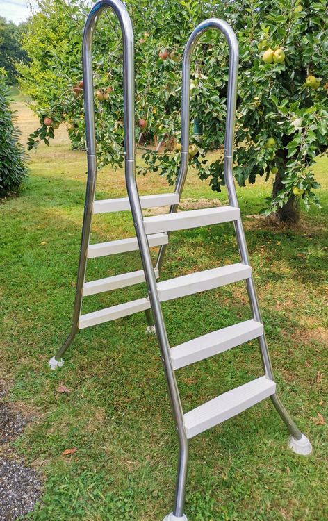 Pool Leiter Chromstahl für Poolhöhe 120 cm Kaufen auf Ricardo