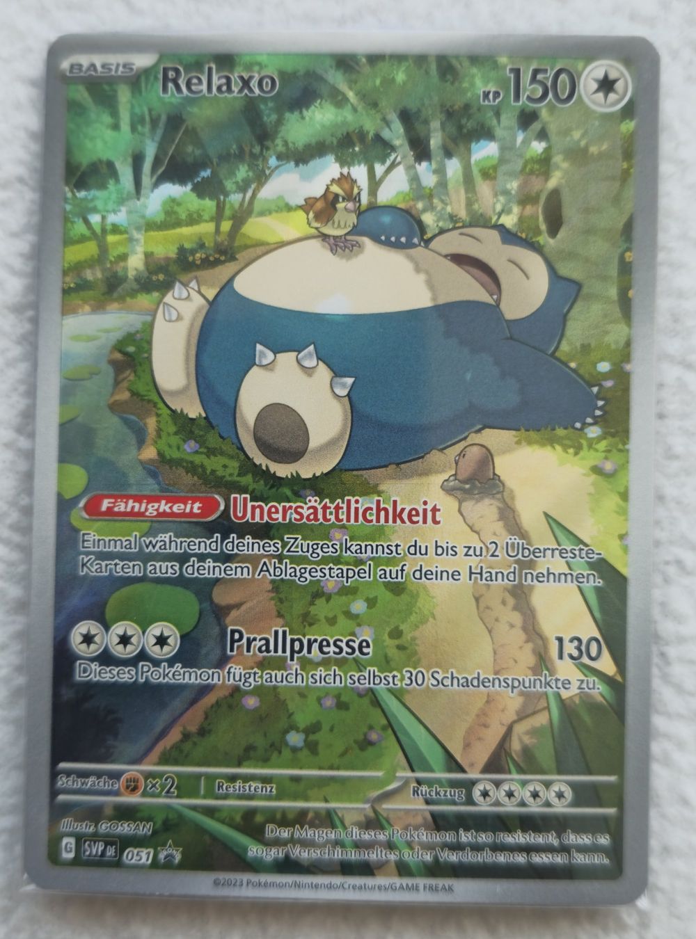 Pokémon Sammelbilder & Trading cards: Relaxo Promo - 051 DE – Neu und originalverpackt aus Zürich von Enver90