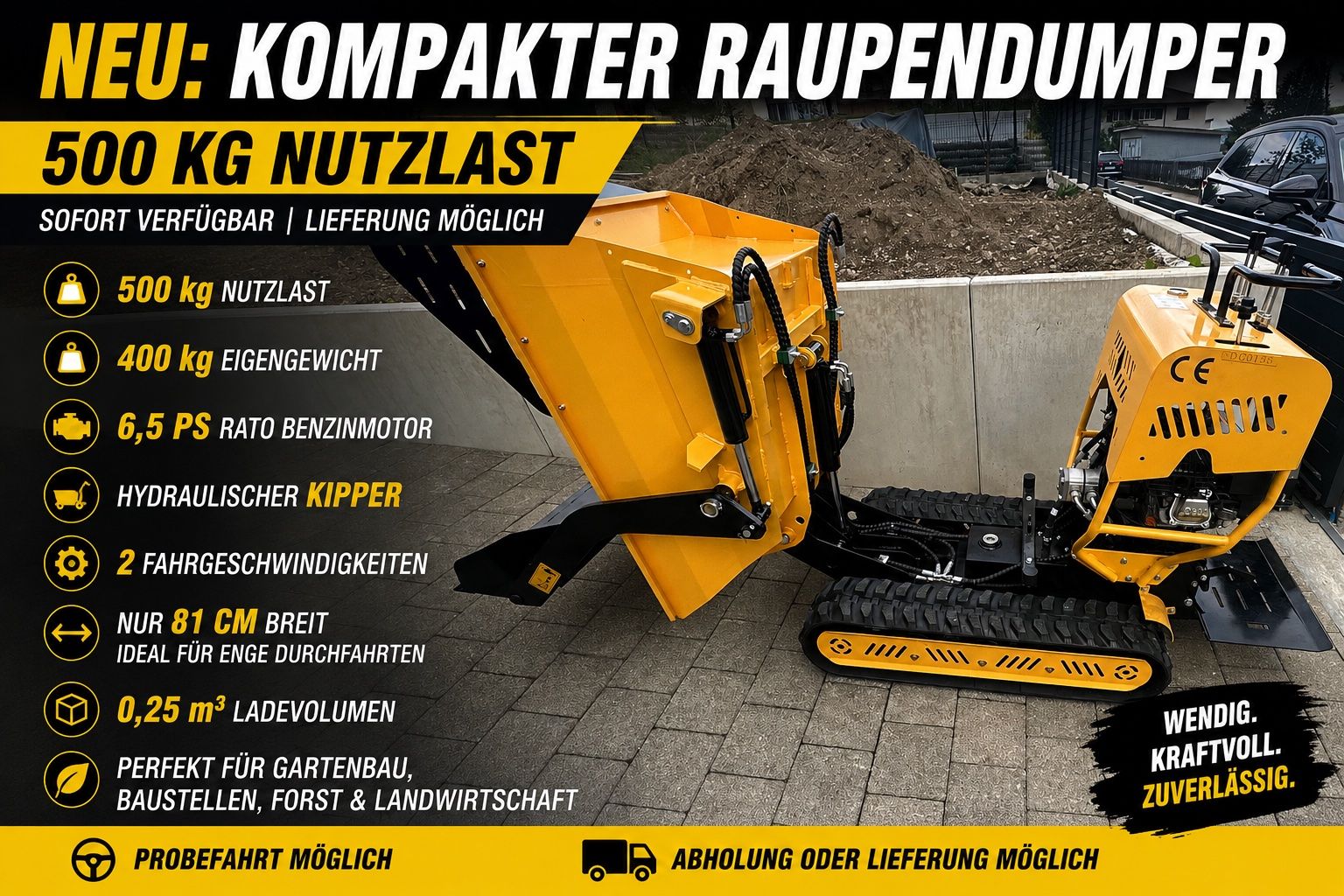 Alle Maschinen: Raupendumber – Neu und originalverpackt aus Biel/Bienne von 3dtm_Shop