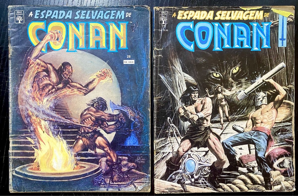 Fumetti: CONAN /2 Bände auf Portugiesisch / Farbig – Usato da Zuerich venduto da SonderArt-Wertgut