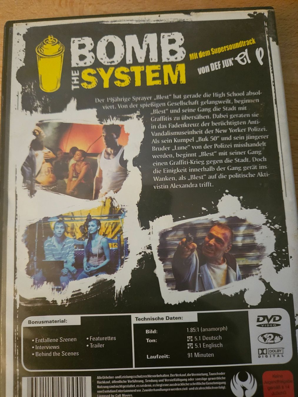 Tutti i DVDs: The Bomb System – Usato da Reinach BL venduto da Vrenyk 1