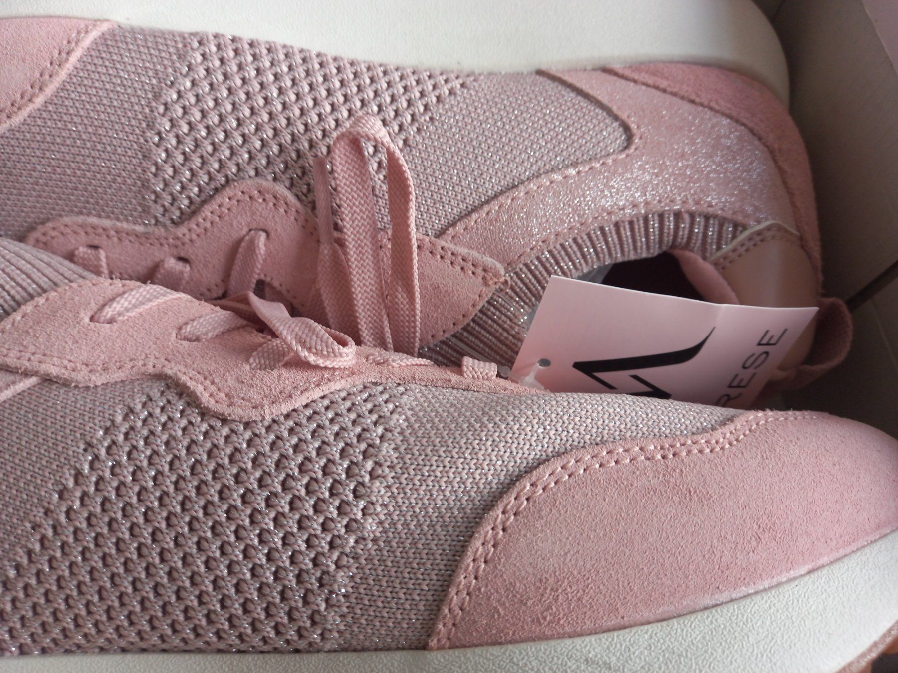 Scarpe da donna: Varese Damen Sneaker Gr.42 Rosa Neu Leder/Textil – Nuovo (secondo la descrizione) da Schweizersholz venduto da freyle1 6