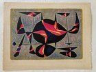 Gustave Singier, lithographie datée et signée
