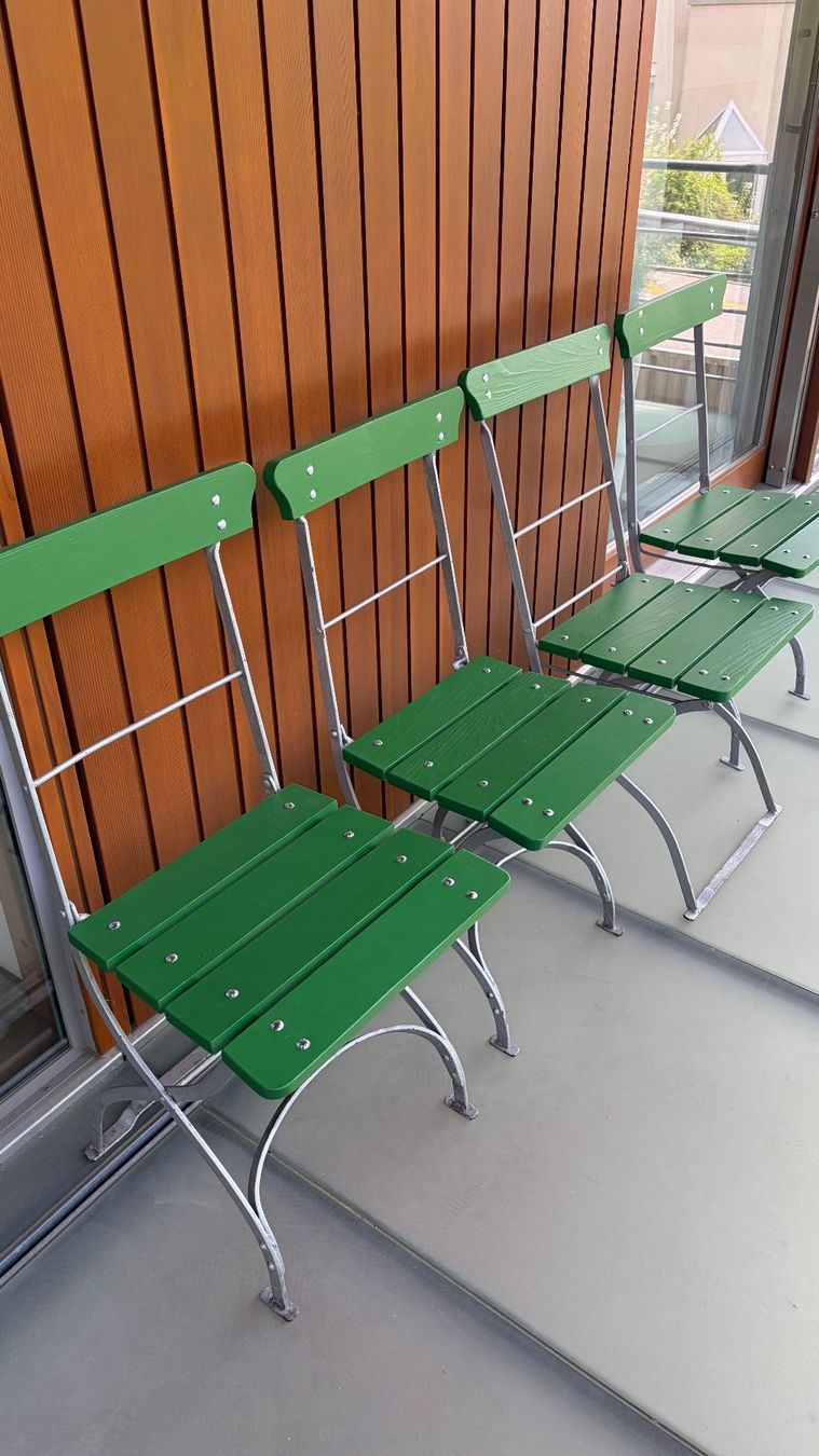 Sedie: 4er Set Gartenstühle/Klappstühle – Usato da Biel/Bienne venduto da Meshe12 1