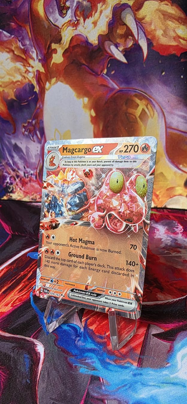 Pokémon Carte collezionabili: Magcargo ex 029/167 Twilight Masquerade TWM – Nuovo (secondo la descrizione) da Frutigen venduto da Sinnohan_Zorua 1