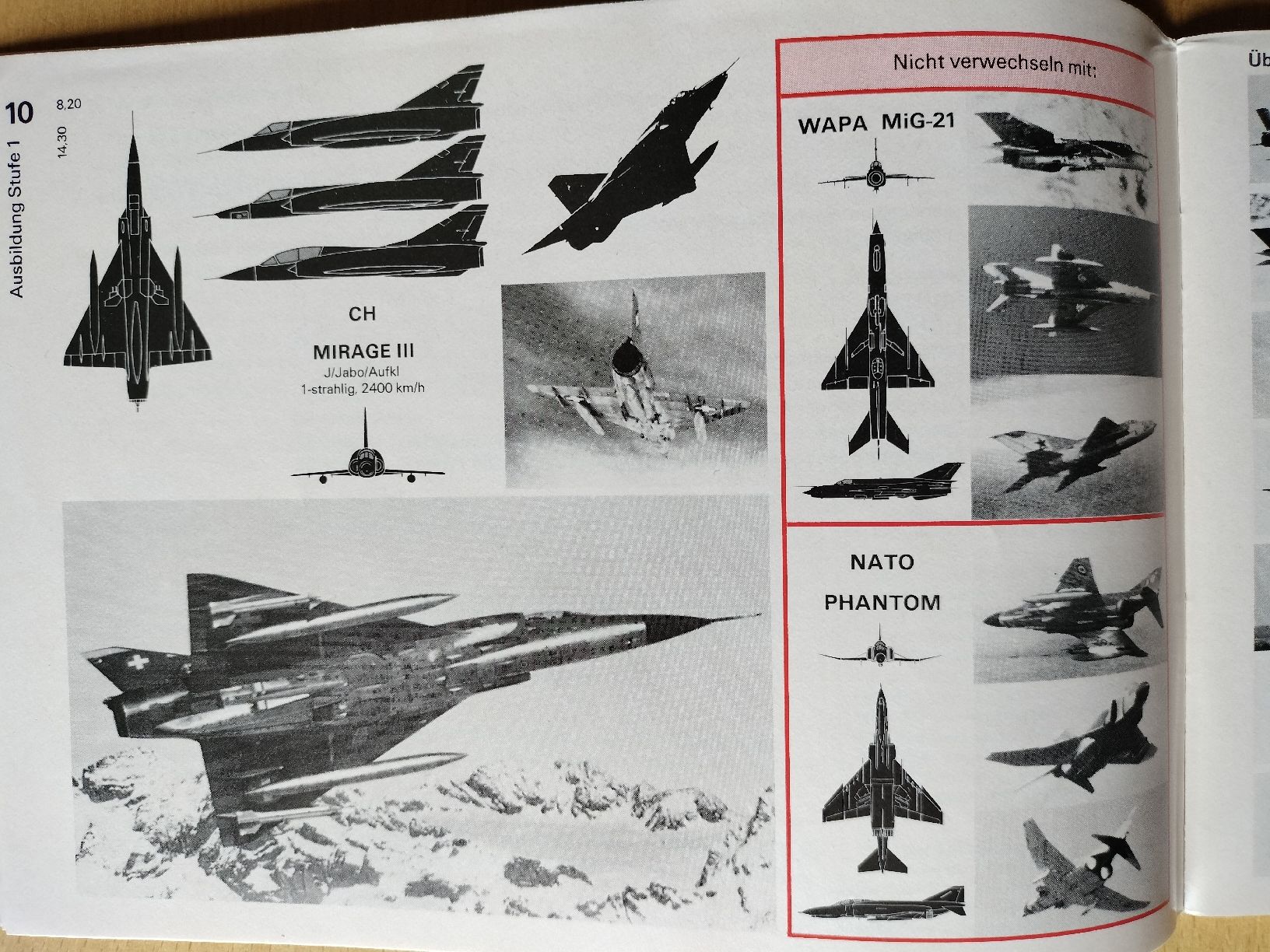 Libri: Schweizer Armee Militär Flugzeugerkennung 1-3 – Usato da Schwanden Sigrisw venduto da len_9yqg 6