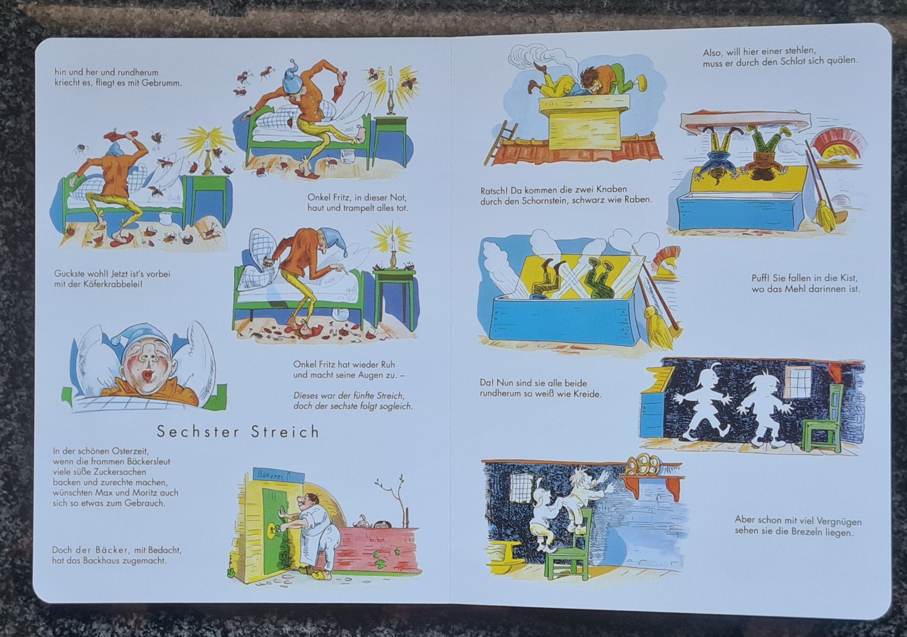 Libri: Kinderbuch - "Max und Moritz" Hartkarton Bund ***NEU*** – Nuovo (secondo la descrizione) da Brüttisellen venduto da Sealauncher2814 3
