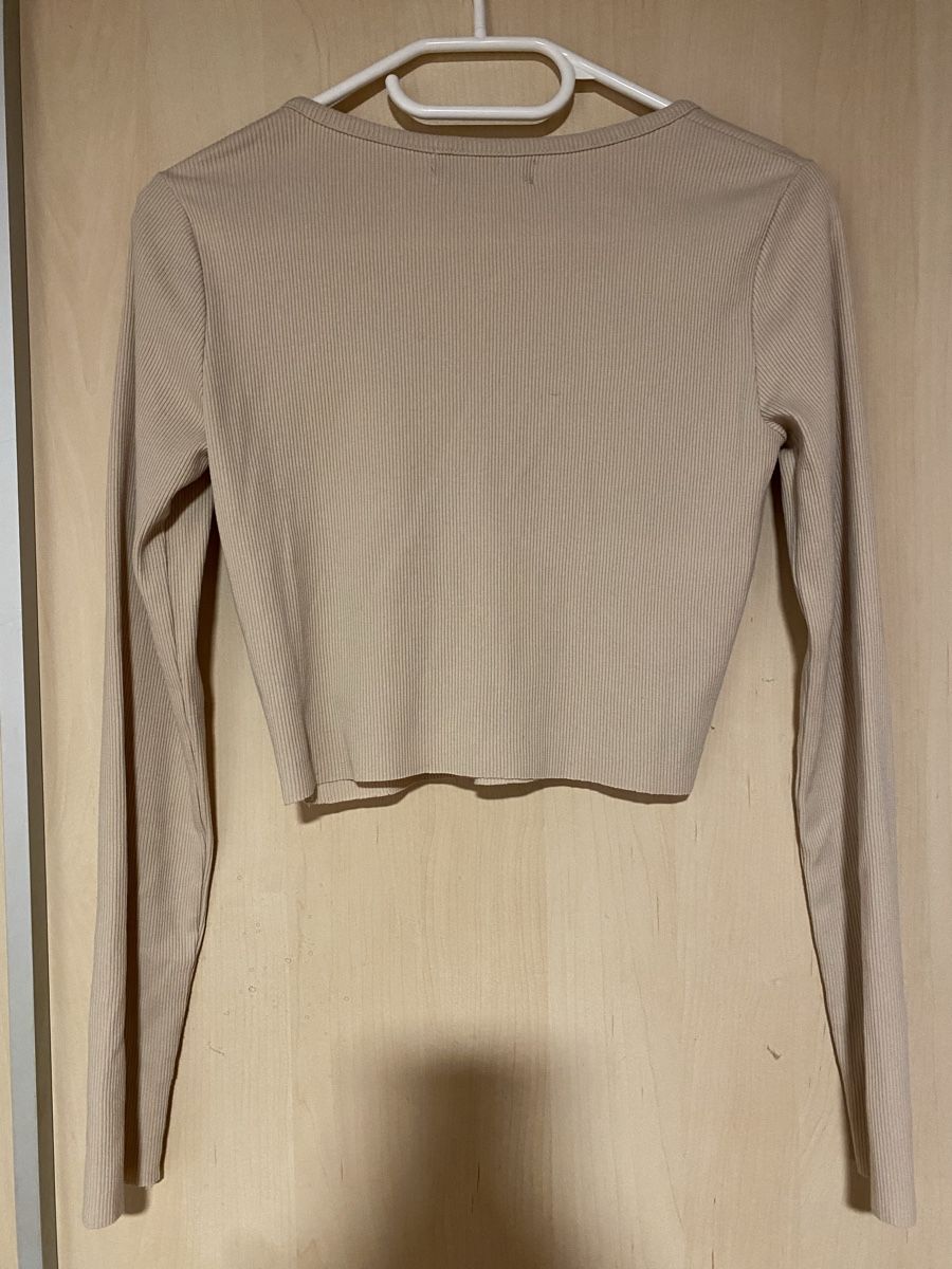 Bershka Top: Bershka Top, Beige, Grösse S – Usato da Sitterdorf venduto da SecondHandRe 1