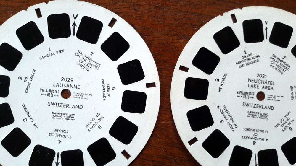 View Master 7 disques Bern Lausanne Genève Lucerne Neuchâtel (Gebraucht