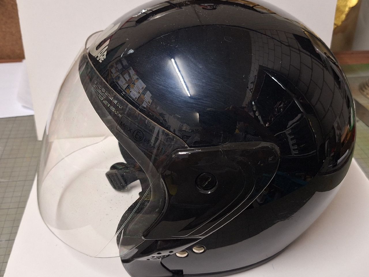 Casques & visières: Helm Roller schwarz Grösse L ECE-R 22.05 – D'occasion à Brugg AG par bacbac5757
