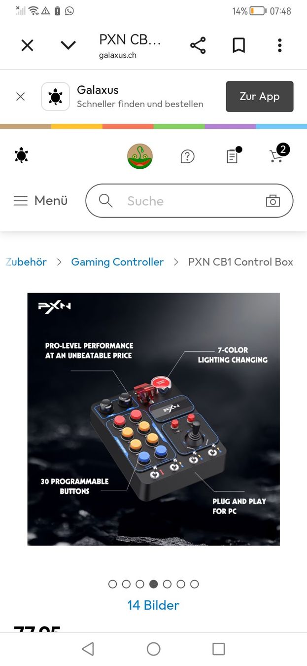 Controller: Simracing PXN BUTTONBOX – Usato da Altnau venduto da playboy 6