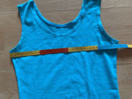 Colora Damen Top, Shirt, Gr. XS, BioBaumwolle, Hellblau, NEU
