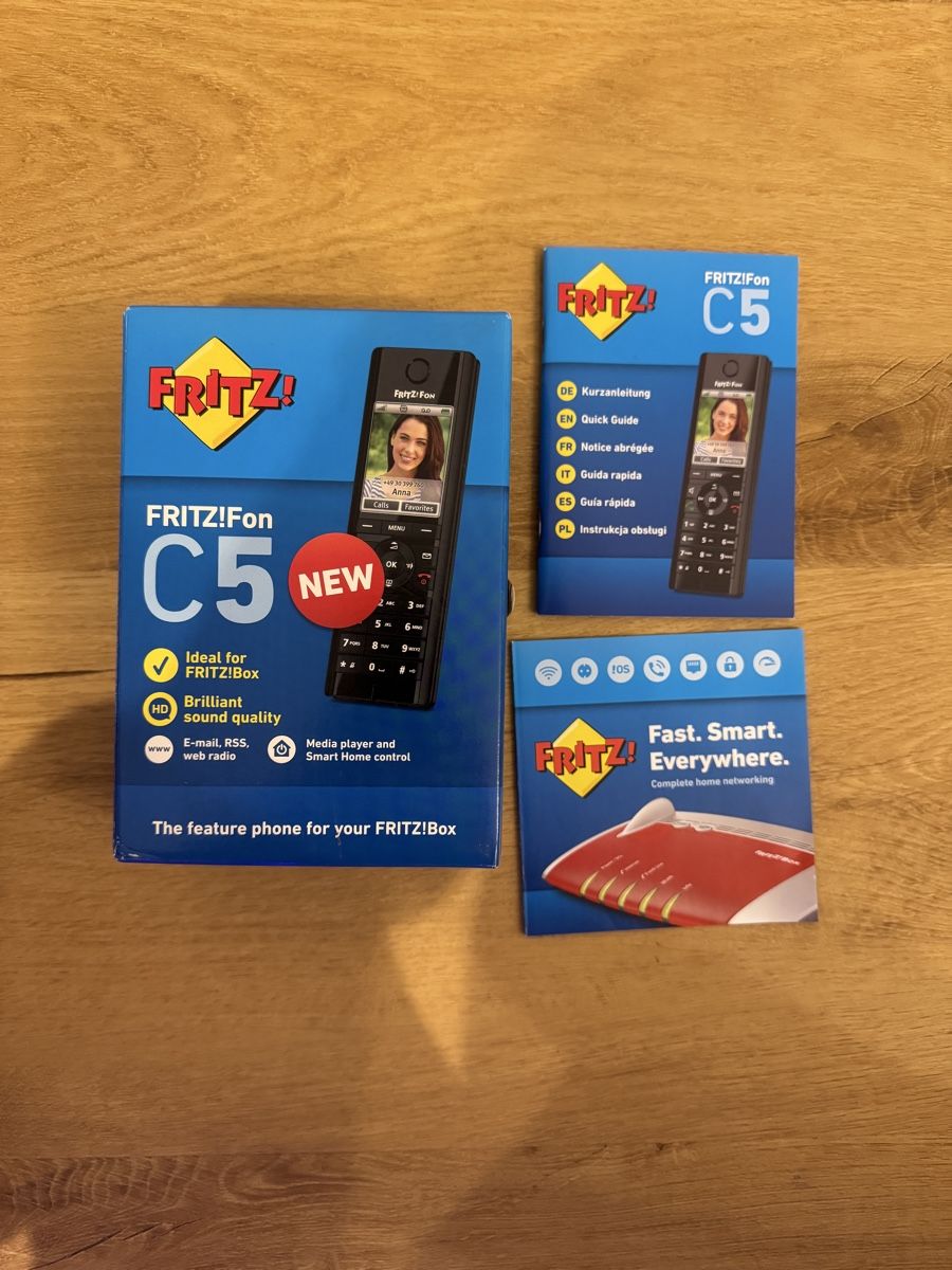 Fritz Telefoni: Fritz Fon C5, Telefon DECT, OVP – Usato da Fislisbach venduto da BrotHoler 2