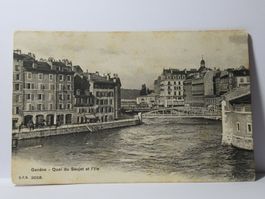 Genève , Quai du Seujet et I'IIe