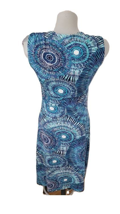 Vestiti: GEORGE Kleid Gr. S Blau gemustert – Usato da Füllinsdorf venduto da Sunnebliemli7 1