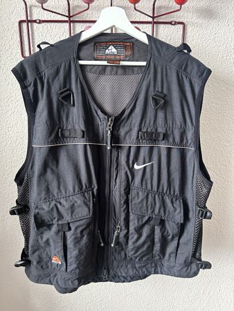 Vintage Nike ACG Tactical Vest Schwarz, Gr. XL