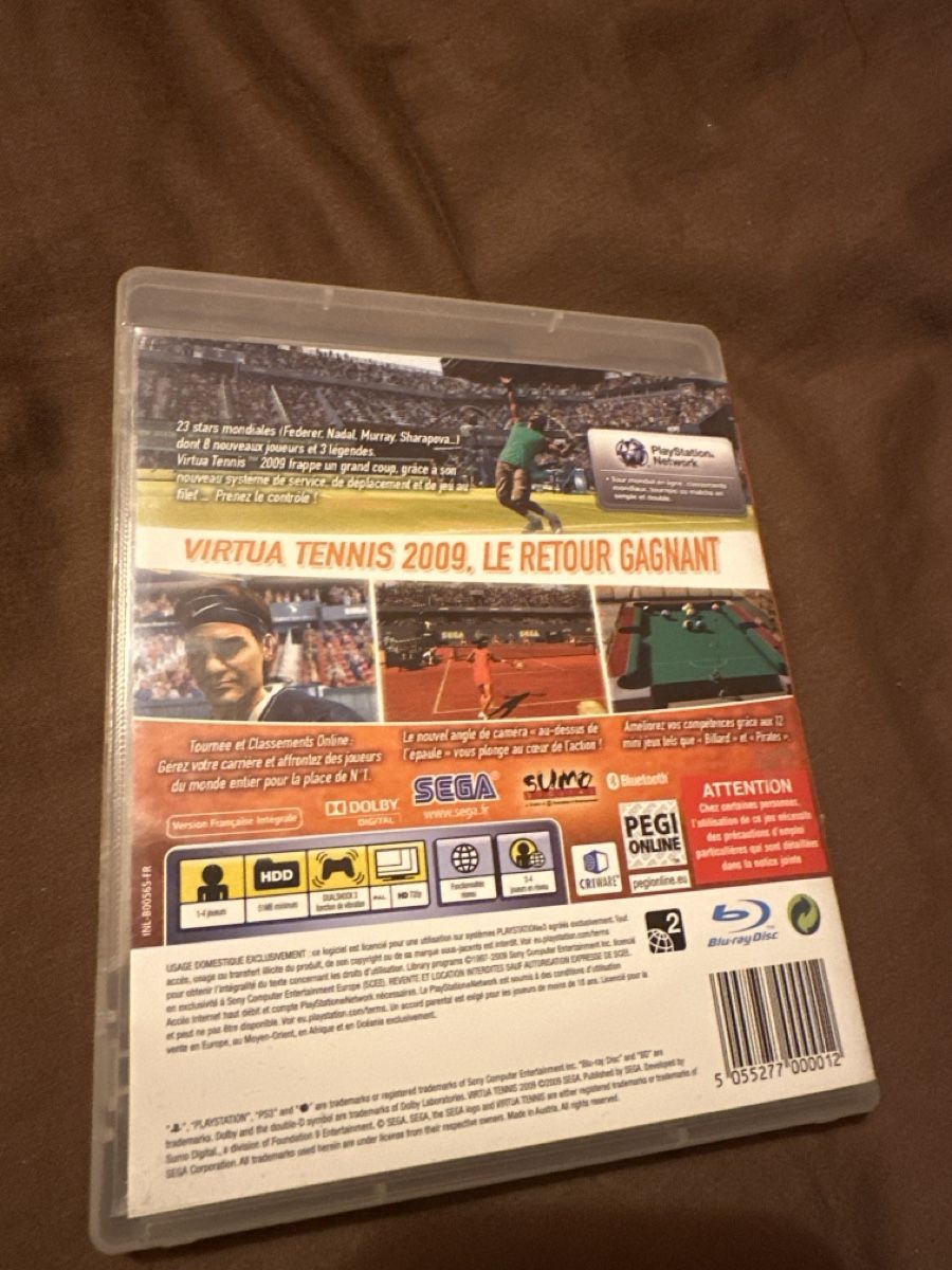 Giochi: Virtua tennis 2009 - PS3 – Usato da Le Lignon venduto da Crocogril 2