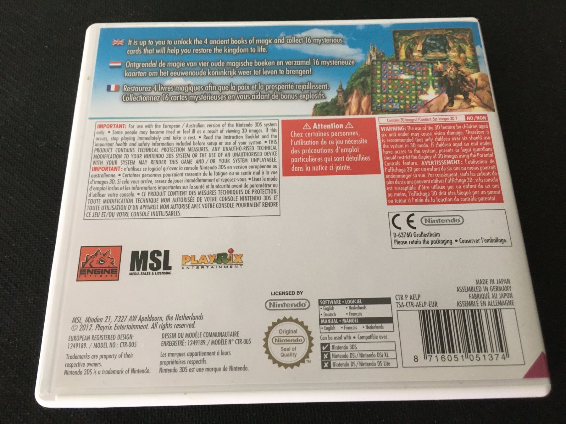 Nintendo Giochi: 4 elements für Nintendo 3ds – Usato da St.Gallen venduto da sjosjo 1