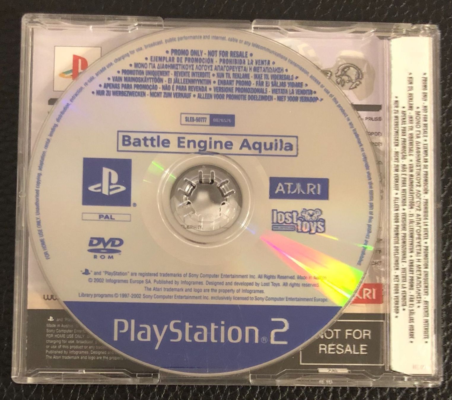 Sony Giochi: Battle Engine Aquila Sony PS2 Promo – Usato da Kestenholz venduto da Naruto_01 1