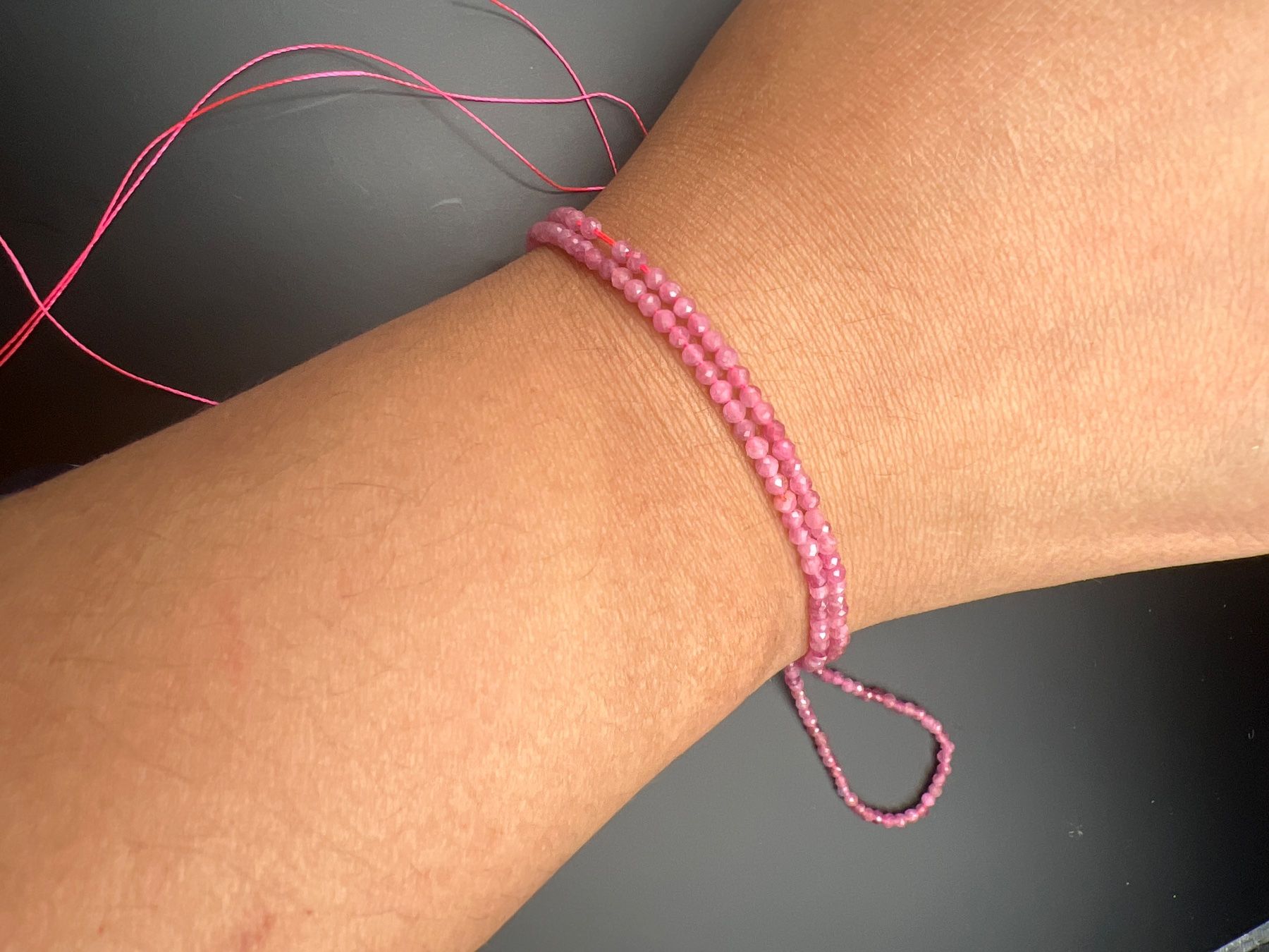 Catenine: Perlenkette facettiert rosa Turmalin – Usato da Uznach venduto da Ya_x7x6 3