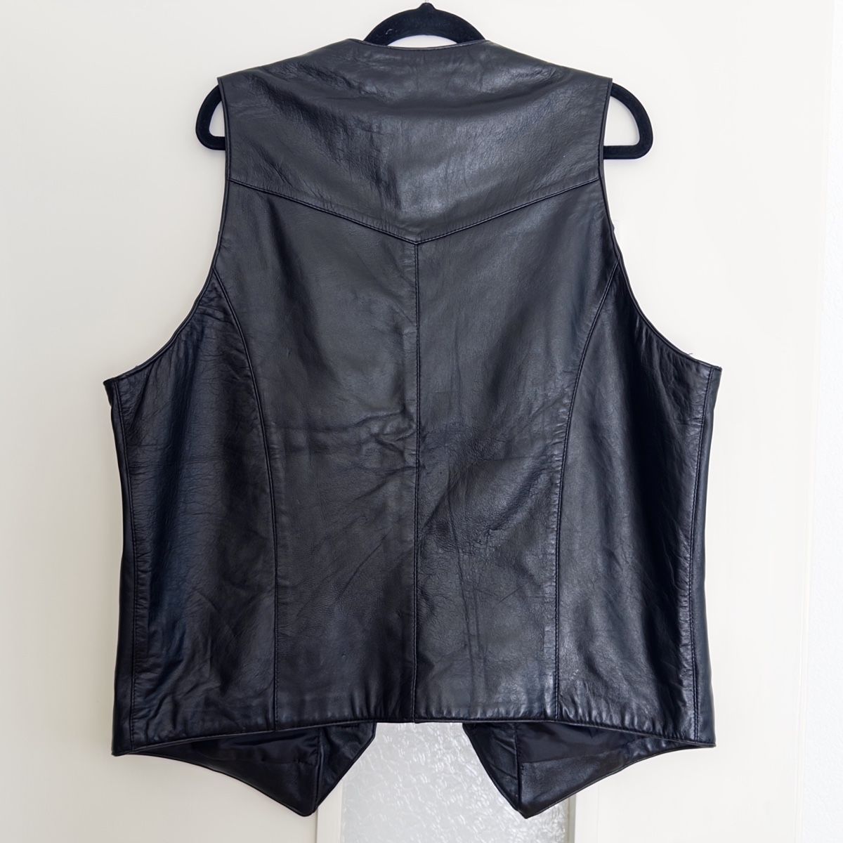 Gilet & Giacche: Cripple Creek schwarze Lederweste – Usato da Brig venduto da hanasm22 4