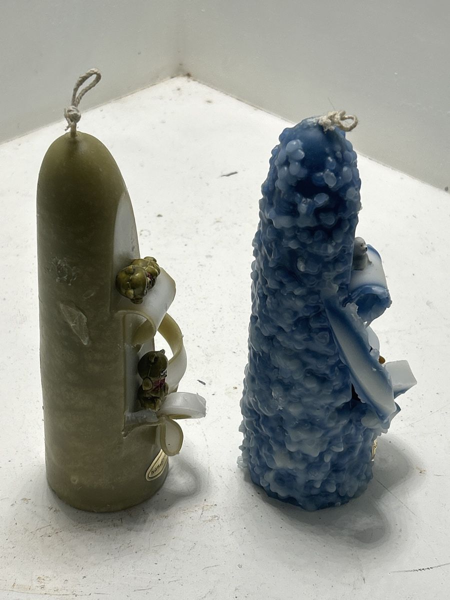 Candele: Zwei Weihnachtskerzen - unbenutzt – Nuovo (secondo la descrizione) da Madiswil venduto da Bilranis1071 3