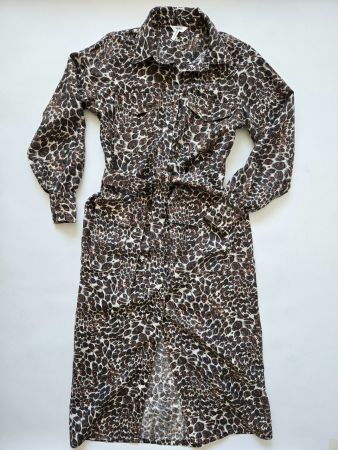 OBJECT ANIMAL PRINT KLEID, GRÖSSE 38, UNGETRAGEN